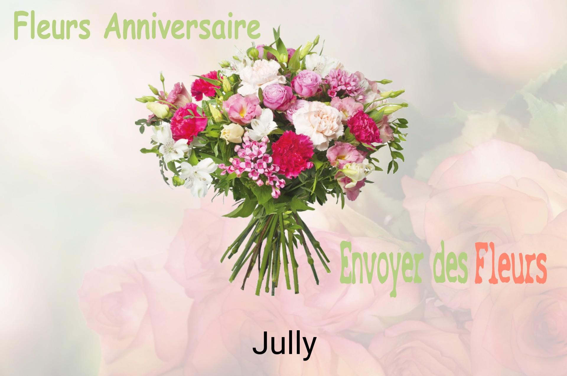 Bouquet de fleurs d’anniversaire livré à Jully