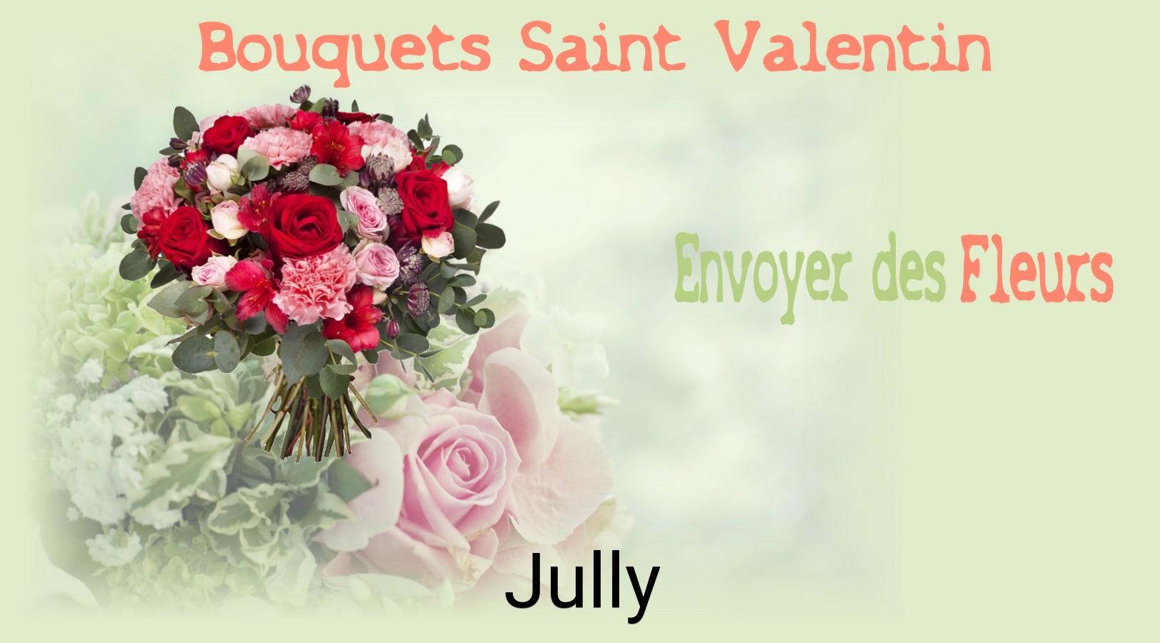 Roses de Saint-Valentin livrées à Jully
